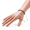 Adjustable Nylon Thread Braided Bead Bracelet BJEW-JB06441-02-3