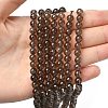 Natural Smoky Quartz Bead Strands G-D840-62-6mm-3