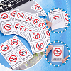 PVC Self-Adhesive No-smoking Warning Stickers STIC-WH0003-017C-4