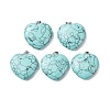 Synthetic Turquoise Pendants G-Z113-05-1