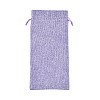 Rectangle Polyester Imitation Burlap Packing Pouches ABAG-N009-01A-02-1