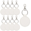 10Pcs PU Leather Keychains KEYC-YW00295-02-1