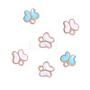 Light Gold Plated Alloy Enamel Charms PALLOY-CJ0007-05-3