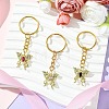 Butterfly Alloy with Cubic Zirconia Pendant Keychain KEYC-JKC00847-2