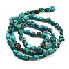 Natural HuBei Turquoise Beads Strands G-B089-B01-02-3