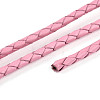 Braided Cowhide Leather Cord NWIR-N005-01D-3mm-3