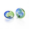 Transparent Handmade Blown Glass Globe Beads GLAA-T012-34-2