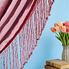 1 Yard Glass Beaded Tassel Ribbon DIY-FG0010-38D-4