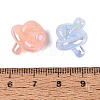 UV Plating Transparent Acrylic Beads OACR-Q204-11-3