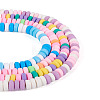 4 Strands 4 Style Handmade Polymer Clay Beads CLAY-CW0001-05-12