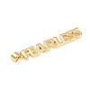 Brass Pendants KK-C162-054A-01G-2