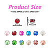 Cheriswelry 180Pcs 12 Colors Sew on Rhinestone DIY-CW0001-39-5