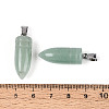 Natural Green Aventurine Pendants G-N349-16P-04-3