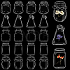 Tableware Theme Waterproof Self Adhesive Stamping Stickers Sets DIY-WH20014-04C-1