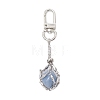 304 Stainless Steel Macrame Chain Pouch Empty Stone Holder Pendant Decoration HJEW-JM02085-4