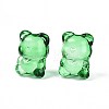 Baking Paint Transparent Glass Beads DGLA-N018-02D-2