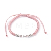 Adjustable Braided Polyester Cord Bracelet Making AJEW-JB00849-03-1