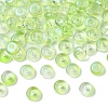 10G Electroplate Transparent Colours Rainbow Glass Seed Beads SEED-YW0003-04A-1