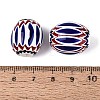 Handmade Millefiori Glass Barrel Beads LA-N002-18E-4