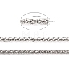 304 Stainless Steel Wheat Chains STAS-O076-07-7
