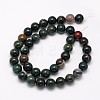 Natural Bloodstone Beads Strands G-N0166-04-4mm-2