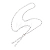 Brass Figaro Chain Slider Necklaces Making AJEW-JB01490-02-1