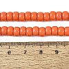 Opaque Glass Beads Strands GLAA-NH0002-B01-C05-4
