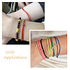 120Pcs 12 Colors Korean Waxed Polyester Cord Bracelet Making AJEW-TA0001-23-8