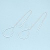 Brass Stud Earring Findings KK-S345-066S-2
