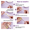 DIY Keychain Making Kits DIY-WA0001-34-3