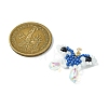 Beaded Butterfly Charms PALLOY-MZ00430-05-2