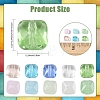 250Pcs 5 Colors Transparent Glass Beads GLAA-YW0005-69-3