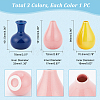  3Pcs 3 Style Ceramic Thin Neck Vases AJEW-NB0003-85-2