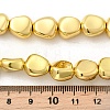 Electroplate Glass Beads Strands EGLA-F166-06-5