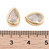 Brass Cubic Zirconia Beads KK-C051-60G-05-3