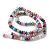 Dyed Natural Malaysia Jade Rondelle Beads Strands G-E316-2x4mm-55-4