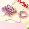 4Pcs Rhinestone Round Cord Shoelace FIND-TA0010-44P-03-6