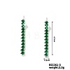 Dainty Japanese Teardrop Style Stud Earrings with Tassels and Rhinestones RD3372-2-1