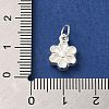 925 Sterling Silver Flower Charms STER-K180-05S-3