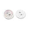 Laser Flower Pattern Natural Abalone Shell/Paua Shell Buttons SH-CBA18B6-04A-2