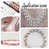 300Pcs 5 Sizes Brass Beads KK-PH0001-73RG-WH-4