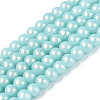 Baking Paint Glass Pearl Beads Strands LS-DGLA-ZX001-05B-11-1