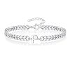 Letter 304 Stainless Steel Link Bracelets FS-WG7830E-40-1
