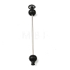 Plastic Beadable Keychain Bar for Jewelry Making DIY Crafts AJEW-C040-01F-1-1