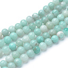 Natural Amazonite Beads Strands X-G-T055-4mm-17-1