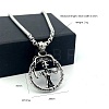 Vintage Punk Skull Woman Pendant 304 Stainless Steel Necklaces for Men Women ZC1916-6