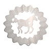 201 Stainless Steel 3D Rotating Hanging Wind Spinner STAS-C166-01E-P-1
