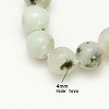 Natural Sesame Jasper/Kiwi Jasper Beads Strands G-G149-4mm-3-1