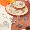 14Pcs 7 Style Stainless Steel Pendants STAS-PJ0001-46-6