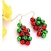 Christmas Bell Alloy Dangle Earrings WGF6150-04-1